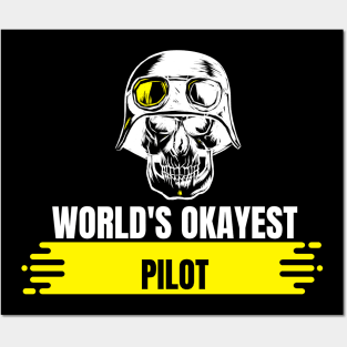 World's Okayest Pilot Posters and Art